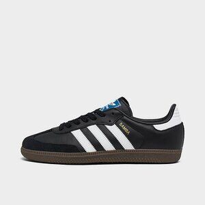 adidas Samba Black and White Athletic Shoes